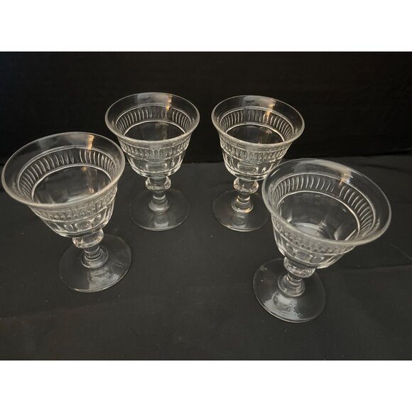 Waterford Collection by Duncan Miller Footed Liquior Cocktail Glasses Set of 4 - Picture 4 of 9